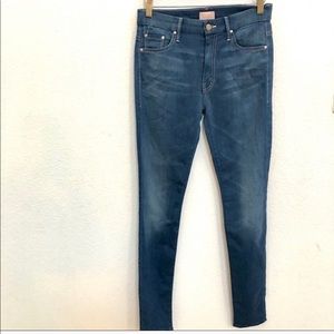 Mother Denim High Waist Looker Medium Wash 27 EUC